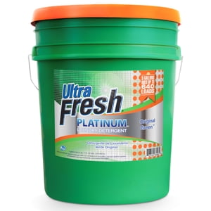 Ultra Fresh 3X Platinum 5 Gallon Original Green Liquid Laundry Detergent, Up to 640 Loads
