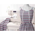 thumbnail image 5 of Soimoi Poly Georgette Fabric Horizontal Stripe Printed Fabric 1 Yard 52 Inch Wide, 5 of 5
