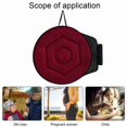 thumbnail image 3 of 360 Rotating Seat Cushion for Car — Swivel Non- Cushion with Easy Glide Rotation for Elderly and Driver Comfort Ergonomic 360° Swivel Car Seat Support Car Seat Cushion, 3 of 6