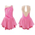 thumbnail image 3 of Miaeowve Robe de Patinage Artistique pour Filles Sans Manches avec Strass, Vêtements de Danse Ballet Rose 8, 3 of 7
