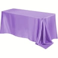 thumbnail image 2 of Seamless Satin Tablecloth Rectangular Silkys Soft Tablecloth Smooths Fabric Table Decoration Suitable For Restaurant Wedding Banquet Party Event Decoration, 2 of 6