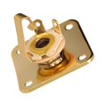 thumbnail image 3 of Milaget Electric Guitar Plates Socket Cover Square for LP Guitar Bass Accs Gold, 3 of 5