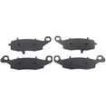 thumbnail image 2 of KMG Front + Rear Brake Pads Compatible with 2006-2011 Kawasaki VN 900 Vulcan Classic - Non-Metallic Organic NAO Brake Pads Set, 2 of 4