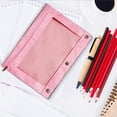 thumbnail image 4 of Birdeem Trousses à Crayons avec Fermeture Éclair, Grande Trousse à Crayons, Trousse à Crayons à Trois Trous Fermeture Éclair Sac de Rangement Transparent pour Documents Dossier Détachable Trousse Grande Capacité, Trousse à Crayons à Fermeture Éclair, 4 of 6
