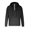 thumbnail image 5 of RXIRUCGD Hommes Décontracté Mode Uni Manches Longues Hauts Blouse Chandail à Capuchon Chandails, Gris Foncé, Taille : 3TG, 5 of 5