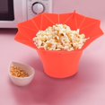 thumbnail image 1 of Fugacal Popcorn Machine,Popcorn Bowl,Folding Microwave Oven Popcorn Bowl DIY Silicone Popcorn Maker Machine Home Kitchen Tool Red, 1 of 8