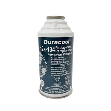 Réfrigérant de remplacement Duracool® 12a/134 6 oz. Can Mobile A/C Refrigerant, contient Duracool® A/C Oil Chill™