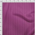 thumbnail image 4 of oneOone Viscose Chiffon Dark Magenta Fabric Animal Craft Projects Decor Fabric Printed By The Yard 42 Inch Wide, 4 of 5