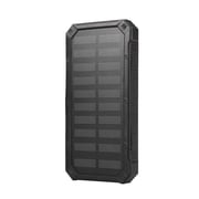 Solar Charger Power Bank, 20000mAh Portable Solar Phone Charger, Dual USB  Mobile Power Bank Case DIY Kit, Fast Charger External Battery Pack for Outdoor Activities