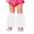 thumbnail image 1 of Faithtur Girl's Faux Fur Leg Warmers Solid Color Soft Cozy Fuzzy Boot Cuff Cover Party Costumes, 1 of 9