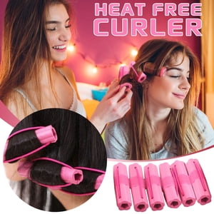TopLLC 6 Sponge Curler Grand Soft Mousse Styling Curler 10cm Femmes et enfants Coiffure Curler Curling fer