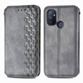 thumbnail image 3 of Case for OnePlus Nord N100 Flip Cover Wallet Flip Cover Magnetic Protective - Grey, 3 of 5