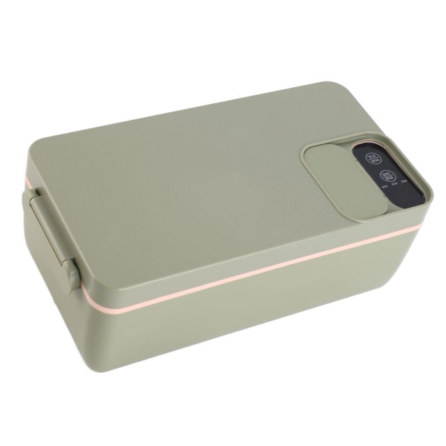 Electric Lunch Box Food Heater, Heated Lunch Box Portable Food Warmer, 1L Stainless Steel Containers, Cordless Heating Leakproof Heated Box for Car, Truck, Office, Travel Use