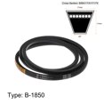 thumbnail image 2 of Unique Bargains B-1880 V-Belts Drive Belt 1880mm Inner Girth Rubber for Power Transmission, 2 of 6