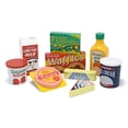 thumbnail image 1 of Melissa & Doug Ensemble d'Aliments de Frigo en Bois pour Jouer (9 Pcs), 1 of 3