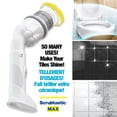 thumbnail image 4 of Bell + Howell Scrubtastic Express White Rechargeable Handheld Power Scrubber – Cordless Bathroom Cleaner, 4 of 6