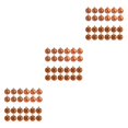 thumbnail image 2 of relayinert 24pcs/set Wide Application Wedding Party Home Decor Durable And Reliable bronze 3Set, 2 of 6