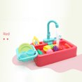 thumbnail image 4 of LSLJS Analog Electric Dishwasher Sink Children's Role Playing Kitchen Set Toys, 4 of 8