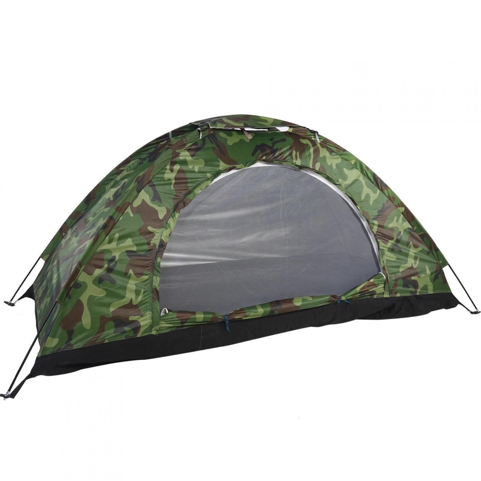 LAFGUR Camouflage Tent,Outdoor Camouflage UV Protection Waterproof One Person Tent for Camping Hiking, One Person Tent