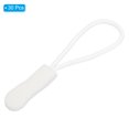 thumbnail image 3 of Unique Bargains Tirettes de Fermeture Éclair de Rechange, Lot de 30, Rallonge de Poignée pour Bagage, Sacs à Dos, Vestes, Blanc, 3 of 5