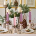 thumbnail image 4 of 7 Inch Taper Candle Candle Sticks, 4PCS Pillar Candles Handmade Unscenteds Candlesticks for Festive, Party, Spell, Wedding, Home Decor, 4 of 6