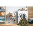 thumbnail image 2 of Ahgly Tapis Rond Lavable en Machine Intérieur Transitionnel Marron Chocolat, 7 Pieds Rond, 2 of 7