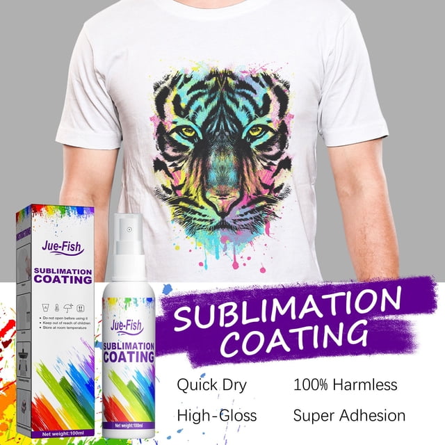 Oleegame 1PC 100ML Sublimation Coating Spray Clothing Thermal Transfer Spray Sublimation Paint Spray