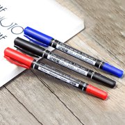 Musbetu Marker Double Tip Portable 0.5/1mm Marker for Office