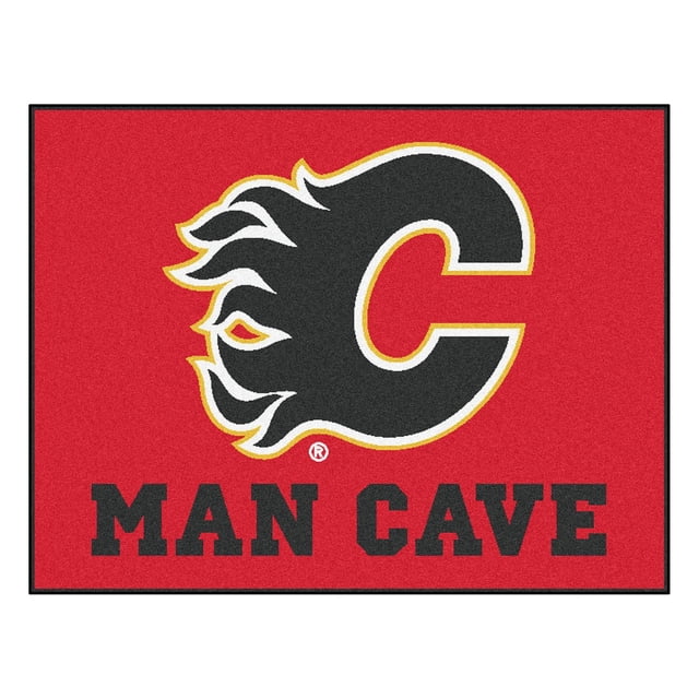 Tapis « Man Cave » Flames de Calgary de la LNH par FanMats