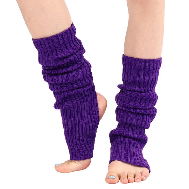 Kcodviy Long Leg Warmer Womens Leg Warmers for Men 80S Men 80S Party Ribbed Leg Warmers 2T Wool Knit Dance Sports Leg Womens Leg Warmers Plus Size Warmer