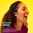 thumbnail image 3 of JLab Go Pop+ True Wireless Earbuds, Violet, Bluetooth, IPX4, Be Aware Mode, Customize Sound, Controls, 3 of 10