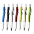 thumbnail image 2 of Airpow Fine Point Pen 6 In 1 Multifunctional Screwdriver Tool Caliper Level Scale Ball Point Pen 10Ml Cute Pens Smooth Writing, Retractable, Waterproof, Fading, 2 of 3