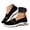Black_YYX, variant on Fsqjgq Womens Sneakers Mesh Slip Walking Shoes Women Footwear Casual Wedge Sneaker Workout Yoga Shoe