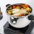 thumbnail image 4 of QUTETN Stainless Steel Pressure Cooker  Security Handle Pressure Cooking Pot with Safety Valve  Stainless Steel Induction Suitable Pressure Pan For All Kinds Of Cooktops (2L), 4 of 9