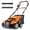 Orange, variante sur IRONMAX Scarificateur et Défeutreur Électrique de 16 Pouces 15 A 2-en-1 pour Pelouse Vert