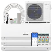 Costway 36k BTU 3 Zone 7k + 18K + 24K BTU Mini Split Air Conditioner 23 SEER2 Wifi Enabled