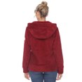 thumbnail image 3 of White Mark Veste Sherpa à Capuchon pour Femmes, 3 of 6
