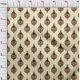 thumbnail image 2 of oneOone Cotton Flex Fabric Leaves & Floral Block Printed Craft Fabric BTY 40 Inch Wide, 2 of 4