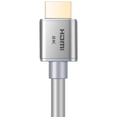 thumbnail image 1 of Buyer's Point Ultra High Speed HDMI 2.1 Cable CL3 Rated Dynamic HDR 1.8M(6ft) 8K 120Hz, 48Gbps, Dolby Vision, eARC Compatible with Apple TV, Nintendo Switch, Roku, Xbox, PS4 Pack of 1 Gray- OEM, 1 of 7