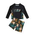 thumbnail image 1 of Sunnyoo Infant Boys Long Sleeve Rash Guard Shorts Swimsuit Swimwear, 2-Piece, Sizes 6M-3T, 1 of 5