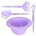 thumbnail image 2 of lionlar 4 Pieces Hair Dye Kit Easy to Clean Multifunctional Hair Coloring Dyeing Kit Purple, 2 of 9