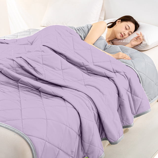 Cool Feeling Silk Fiber Summer Comforter Summer Cooler Gift Comforter Conditioner Comforter Solid Color