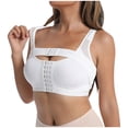 thumbnail image 1 of Timegard Front Closure Bras for Women Wirefree Compression Bra Full Back Coverage Shapewear Bra Sports Bra, 1 of 4