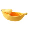 thumbnail image 4 of LSLJS Small Pet Bed Banana Shape Warm Soft Plush Breathable Bed Banana Cat Bed, 4 of 6