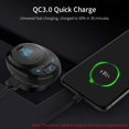 thumbnail image 2 of Car Bluetooth FM Transmitter, Hands-free Call Bluetooth Car Adapter, Wireless Bluetooth FM Radio Adapter Car Kit with Bass Booster, 2 of 7