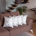 thumbnail image 1 of Ikat Housse de Coussin Décorative Carrée 18 Pouces (Ensemble de 4), 1 of 1