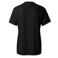 thumbnail image 5 of JIRNDf T-Shirt pour Femmes Hauts d'Été Tendance Rose Imprimé Manches Courtes Col Rond Mignon T-Shirts Graphiques pour Femmes Chemises Noir TTG, 5 of 5