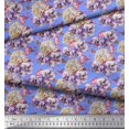 thumbnail image 3 of Soimoi Rayon Fabric Insect,Pansy & Yellow Flower Floral Print Sewing Fabric Yard 42 Inch Wide, 3 of 3
