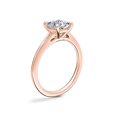 thumbnail image 2 of 1.00 Carat Excellent Princess Cut Natural Diamond Solitaire Beautiful Ring for Anniversary Solid 18K Rose Gold Size 4.5, 2 of 8