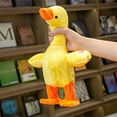 thumbnail image 4 of Toy Talking Duck Toy Cute Imitating Sound Singing Walking Educational Plush Doll for Children Friend, 4 of 6